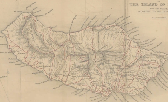 Map Island Madeira